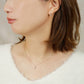 10K Diamond Necklace [Myrtle] (Rose Gold) - Model Image