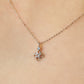 10K Diamond Necklace [Myrtle] (White Gold) - Model Image