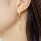 [Palette] 10K Peridot Leaf Charms (Yellow Gold) - Model Image