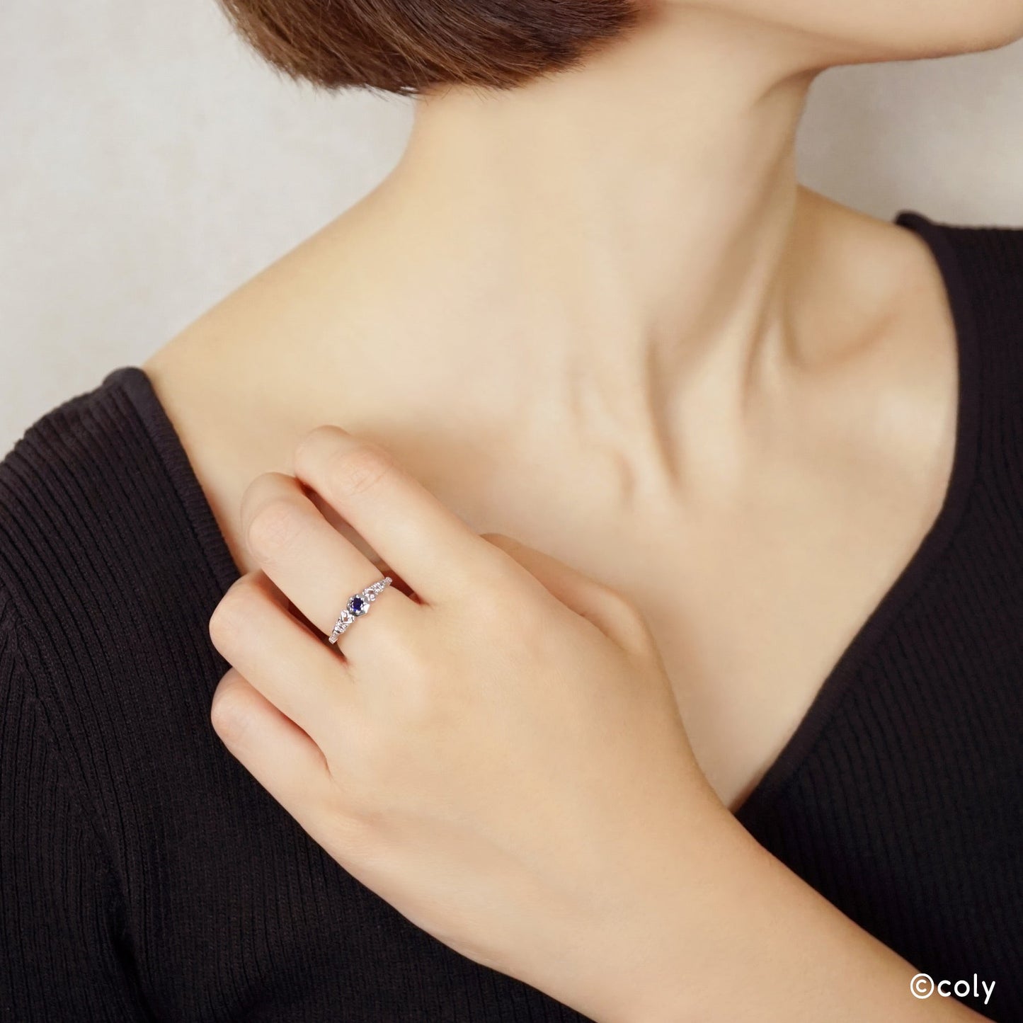 Promise of wizard - Silver Ring (Nero)