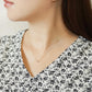 10K Trilogy Diamond Necklace (Yellow Gold) - Model Image