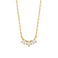 18K Trilogy Diamond Necklace (Yellow Gold) - Product Image
