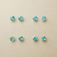 [Second Earrings] Platinum Apatite Earrings - Product Image