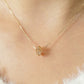 [Pannier] 10K Star Bead Necklace (Yellow Gold) - Model Image