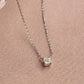 [Limited Edition] Platinum Princess Cut Diamond Necklace - Product Image