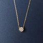 [Limited Edition] 18K Diamond Solitaire Necklace (Yellow Gold) - Product Image