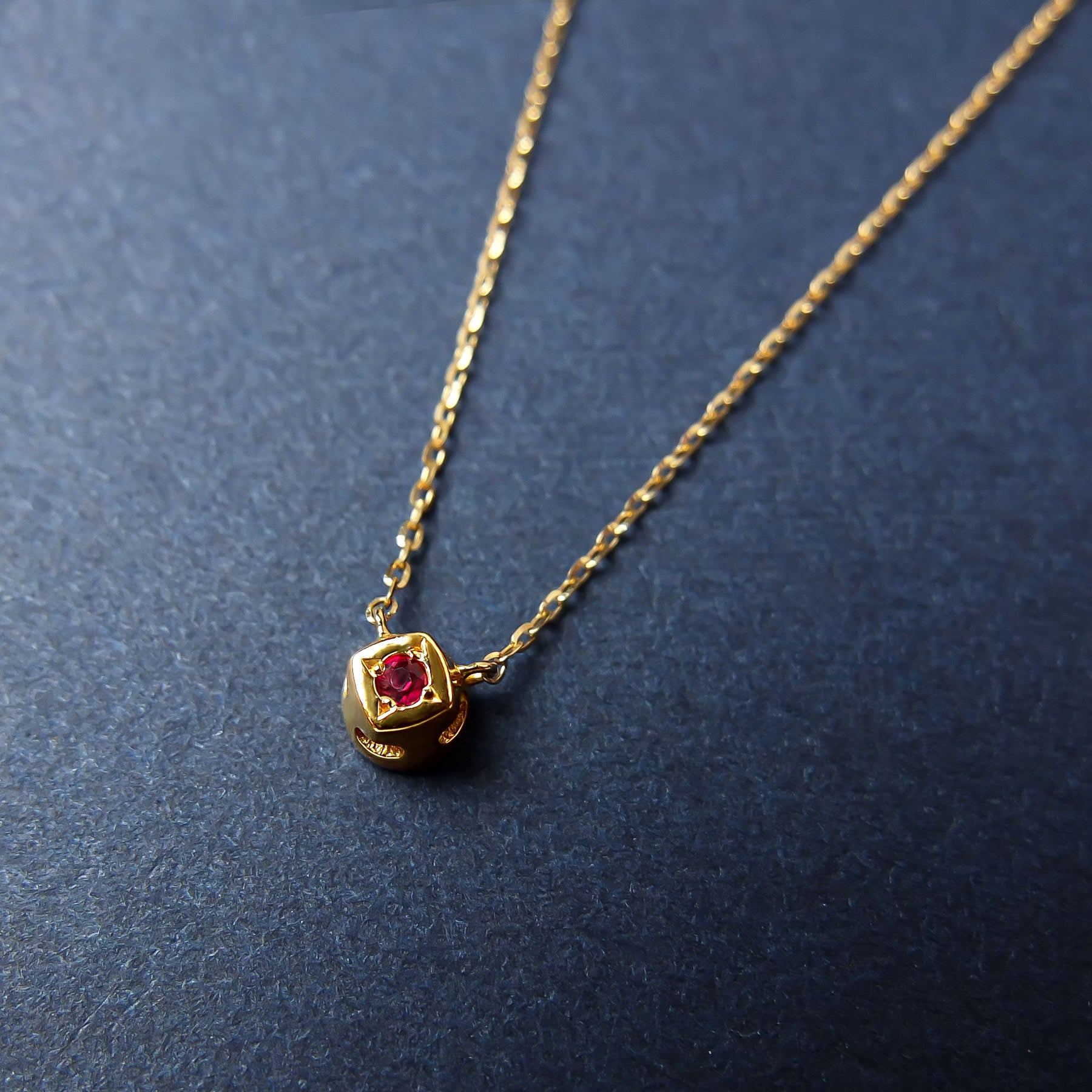 [Limited Edition] 18K Diamond Solitaire Necklace (Yellow Gold) - Product Image