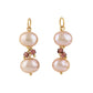 [Palette] 10K Freshwater Pearl Charms (Large Link) (Yellow Gold) - Product Image