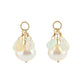 [Palette] 10K Freshwater Pearl x Opal Charms (Large Link) (Yellow Gold) - Product Image