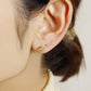 [Solo Earring] 18K/10K Mimosa Single Earring (Yellow Gold) - Model Image