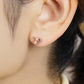 [Solo Earring] 18K/10K Butterfly Single Earring (Rose Gold) - Model Image