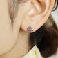 [Solo Earring] 18K/10K Blueberry Single Earring (Yellow Gold) - Model Image