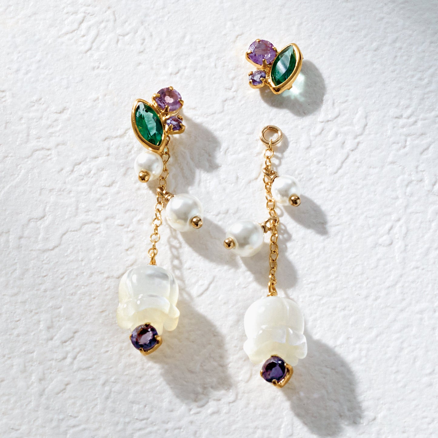 925 Sterling Silver / 10K / Gold Filled Blueberry Earrings - Product Image