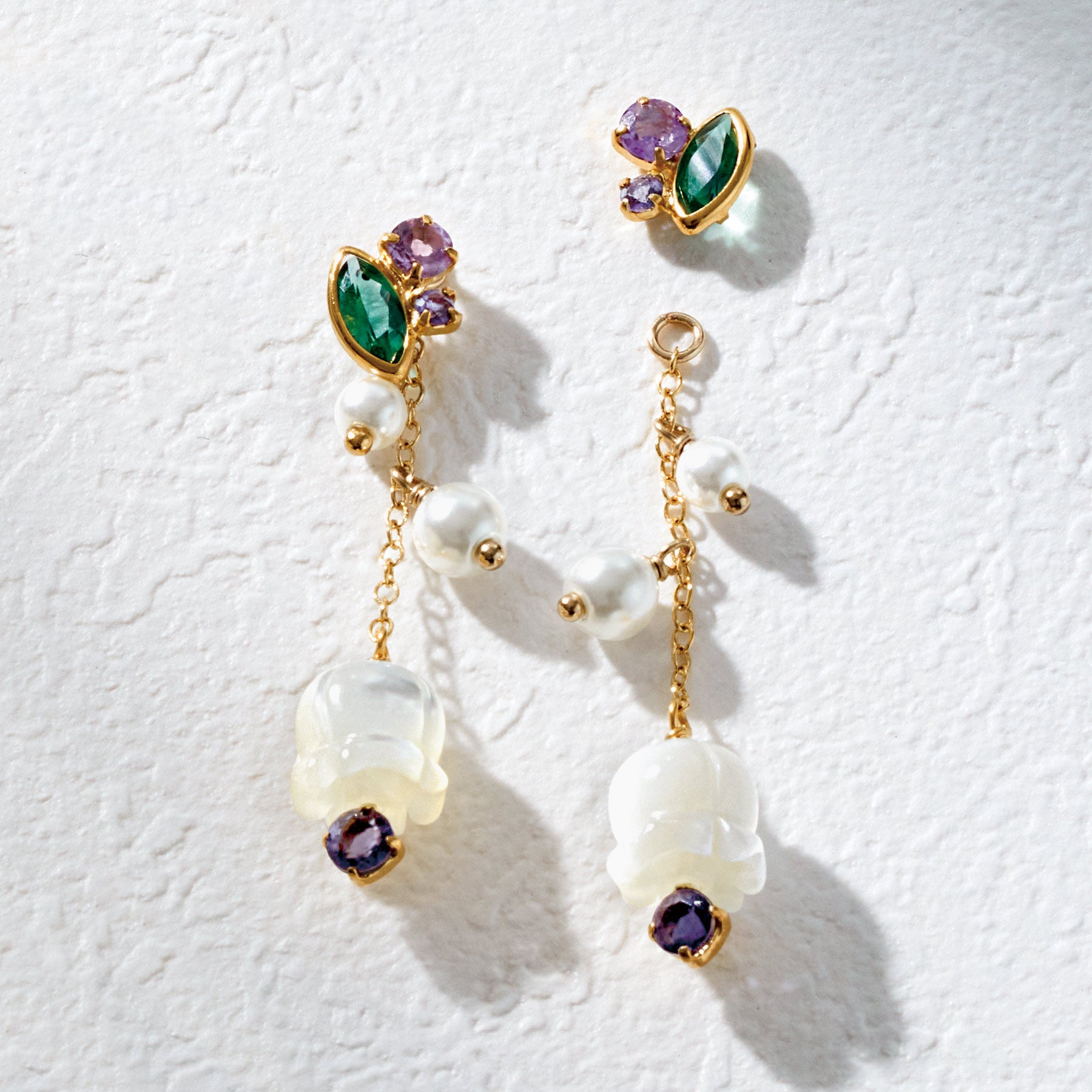 925 Sterling Silver / 10K / Gold Filled Blueberry Earrings - Product Image