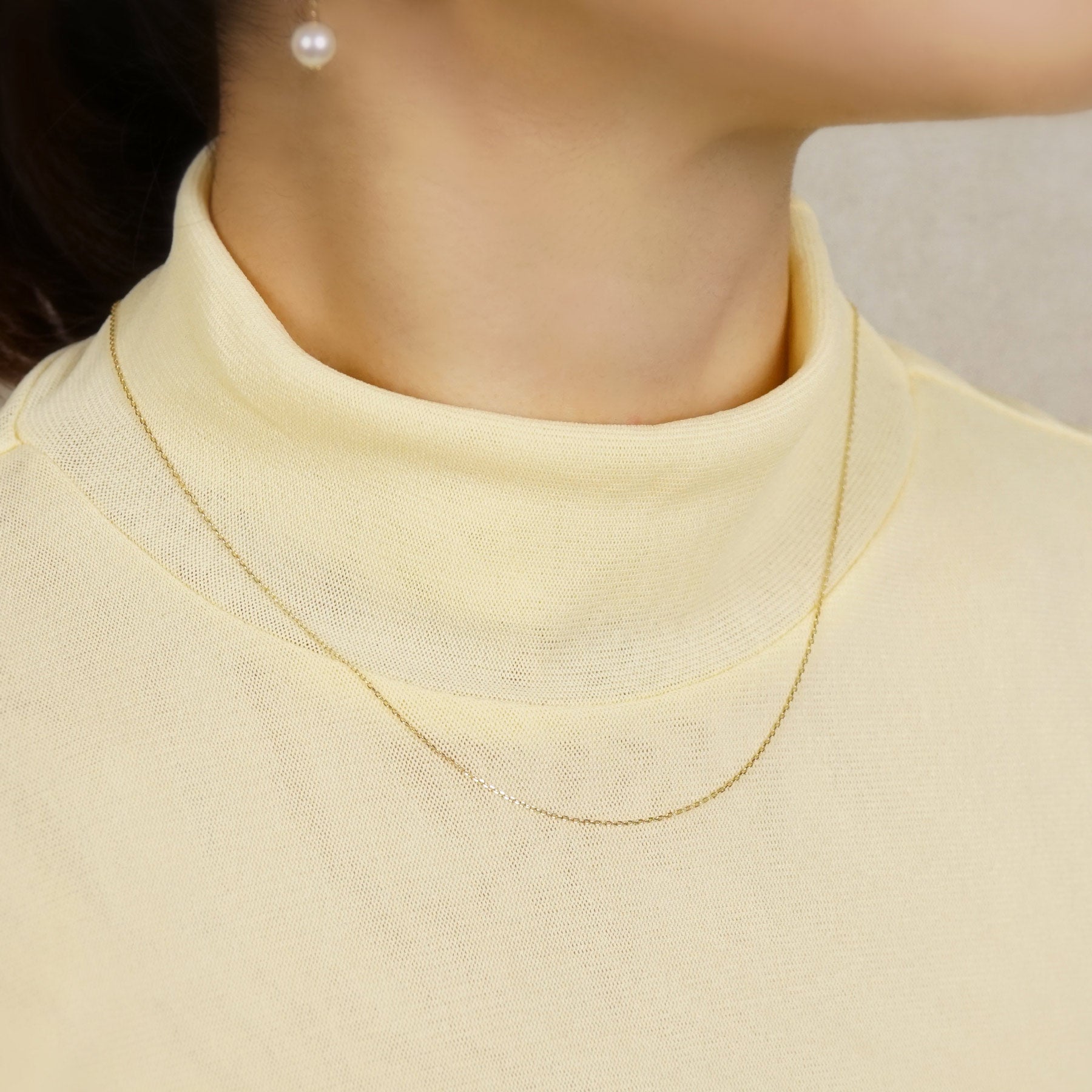 10K Opal 8Way Necklace (Yellow Gold) - Model Image