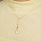 10K Opal 8Way Necklace (Yellow Gold) - Model Image