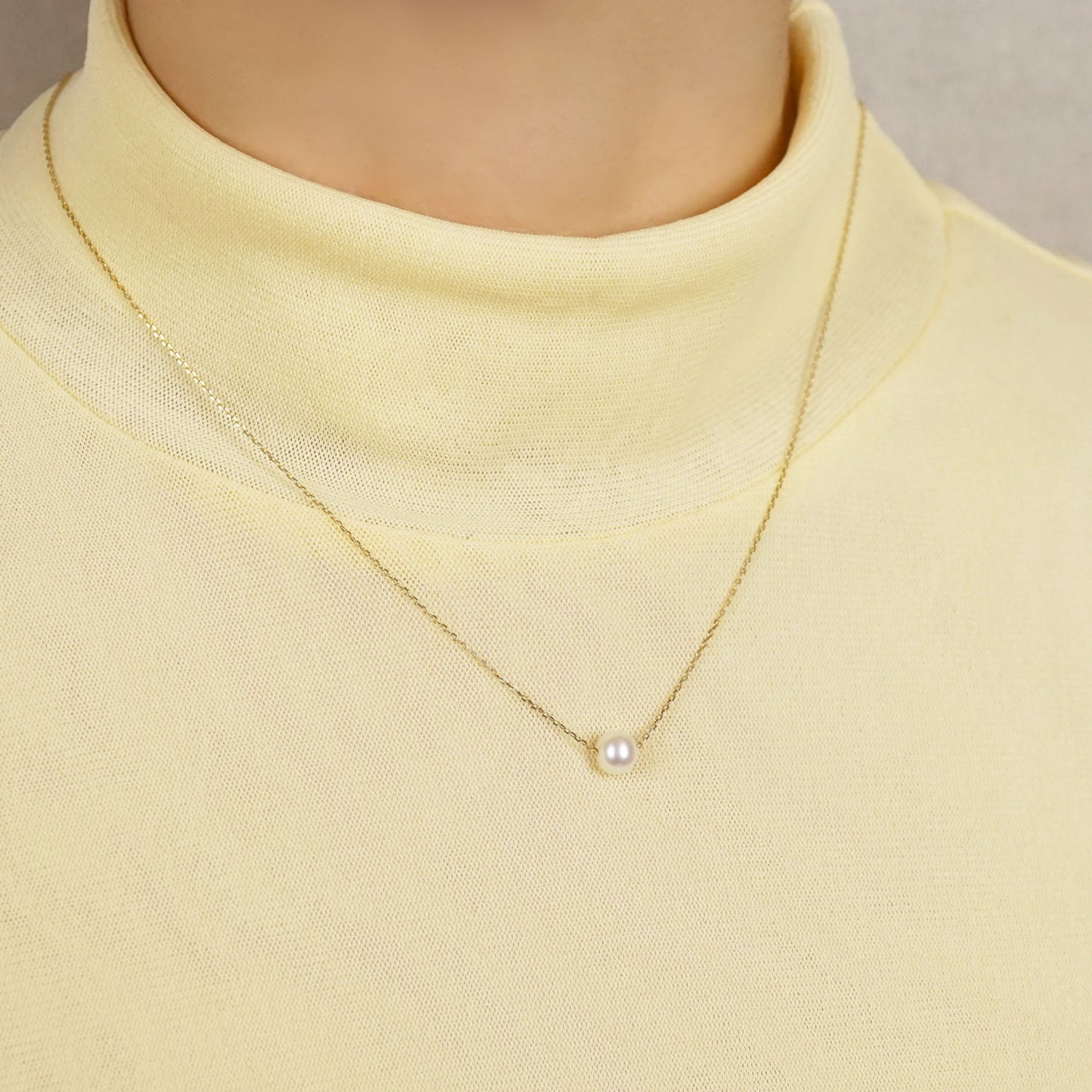 10K Opal 8Way Necklace (Yellow Gold) - Model Image