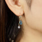 [Palette] Gold Filled Kyanite Charm Set Earrings [Radiance] (Large Link) - Model Image