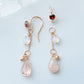 [Palette] Gold Filled Oregon Sunstone Charm Set Earrings [Radiance] (Large Link) - Product Image