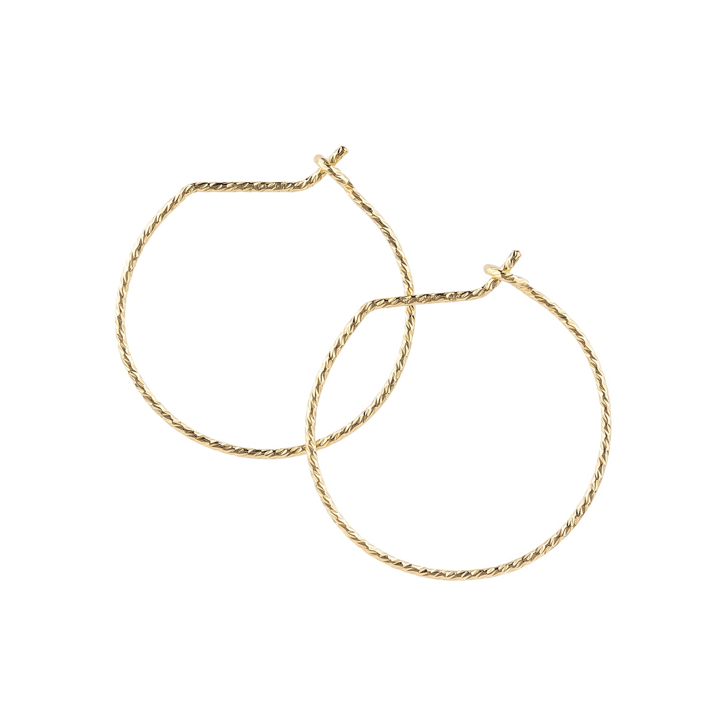 [Palette] Gold Filled Small Hoop Base Earrings - Product Image