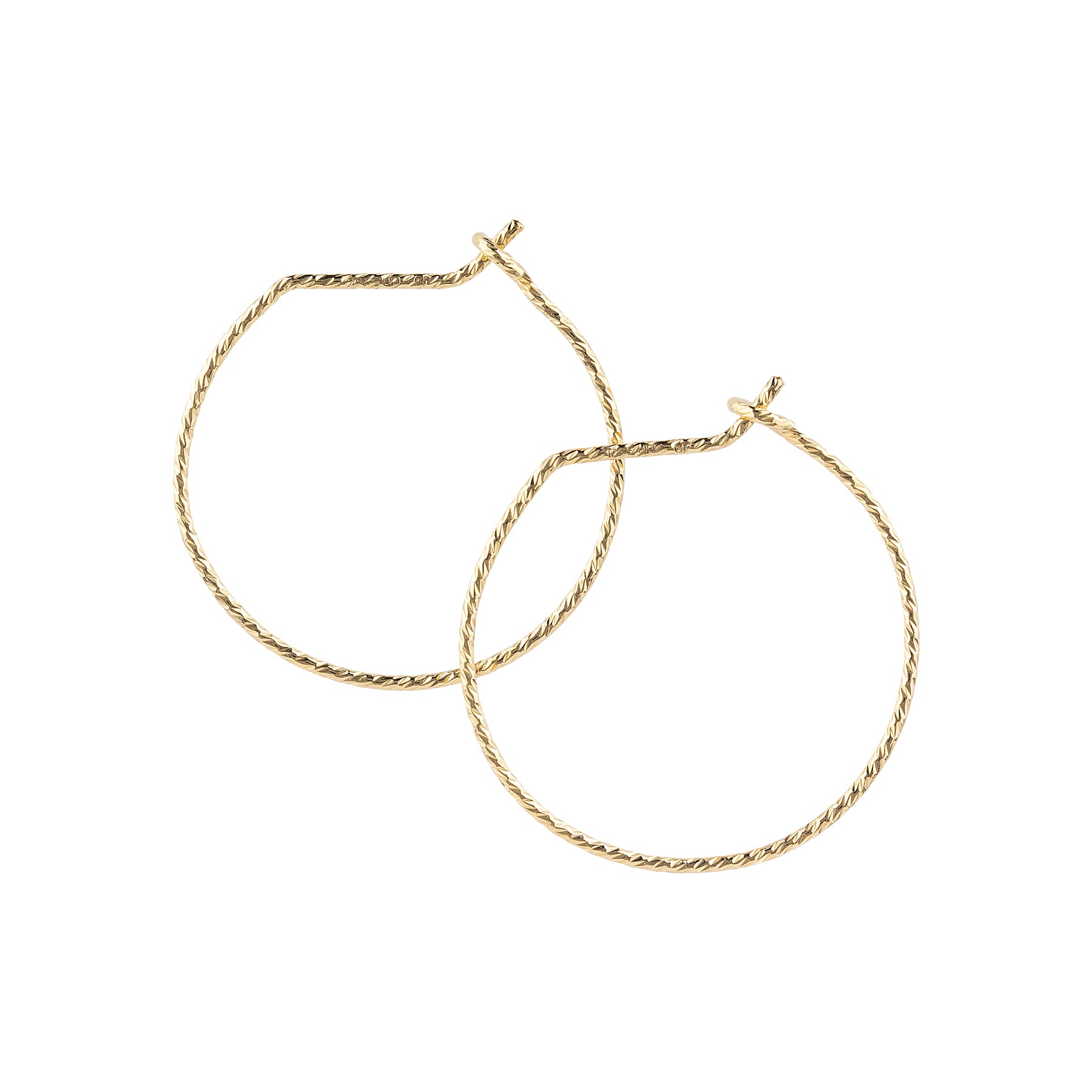 [Palette] Gold Filled Small Hoop Base Earrings - Product Image
