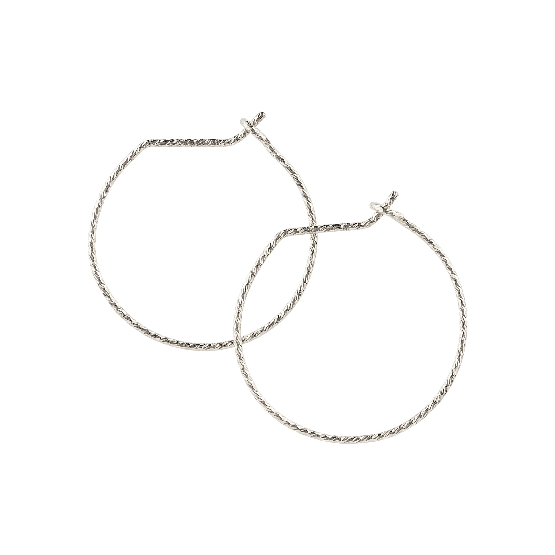 [Palette] Gold Filled Small Hoop Base Earrings (Platinum Coated) - Product Image