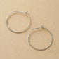 [Palette] Gold Filled Small Hoop Base Earrings (Platinum Coated) - Product Image