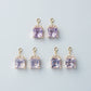 [Palette] 10K Moonlight Amethyst Charms [Powder] (Yellow Gold) - Product Image