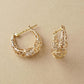 [Pannier] 18K/10K Hoop Earrings (Yellow Gold) - Product Image