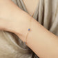 10K Blue Quartz Bracelet [Blue Whisper] (Yellow Gold) - Model Image