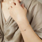 10K Blue Quartz Bracelet [Blue Whisper] (Yellow Gold) - Model Image