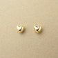 [Second Earrings] 18K Heart Earrings (Yellow Gold) - Product Image