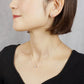 18K/10K Shooting Star Cut Moissanite Earrings (Yellow Gold) - Model Image