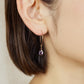 [Palette] 925 Sterling Silver Amethyst Charms - Model Image
