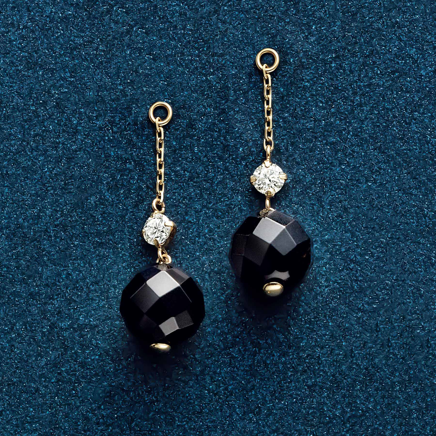 10K Subaru Moissanite Earring Charms (Yellow Gold) - Product Image