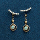 10K Uranus Moissanite Charm (Yellow Gold) - Product Image