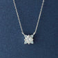 [Limited Quantity] Platinum Princess Cut Diamond Necklace - Product Image