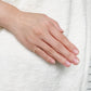 10K Yellow Gold Straight 3-Stone Diamond Pinky Ring - Model Image