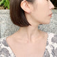 [Birth Flower Jewelry] February - Hyacinth Earrings (Rose Gold) - Model Image