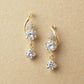 10K Twisted Line Swinging Earrings (Yellow Gold) - Product Image