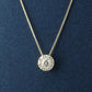18K Diamond Necklace [EX Full Moon] (Yellow Gold) - Product Image