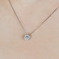Platinum Diamond Necklace [EX Full Moon] - Model Image