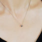 Platinum Diamond Necklace [EX Full Moon] - Model Image