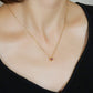 18K Diamond Necklace [EX Day Moon] (Yellow Gold) - Model Image