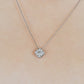 Platinum Diamond Necklace [EX Day Moon] - Model Image