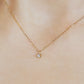 10K Diamond Limited Edition Solitaire Necklace (Yellow Gold) - Model Image