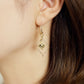 [Palette] Gold Filled / 925 Sterling Silver London Blue Topaz Earring Charm Set [On Stage] (Large Link) - Model Image