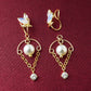 [Debut] Gold Filled / 925 Sterling Silver / 10K Pearl Clip-On Earrings [Door Knocker] - Product Image
