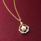 [Debut] 925 Sterling Silver Pearl Necklace [Door Knocker] - Product Image