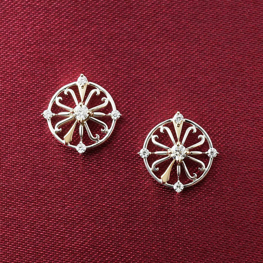[Debut] 5K / 925 Sterling Silver / SUS Moissanite Earrings [Showtime] - Product Image